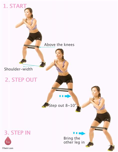 How to Do the Lateral Band Walk .